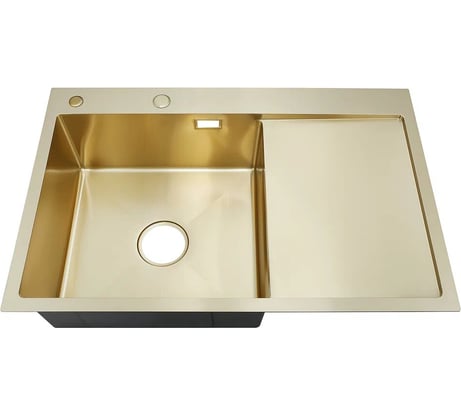 Кухонная мойка РМС с правым крылом + дозатор MRK-7851G L