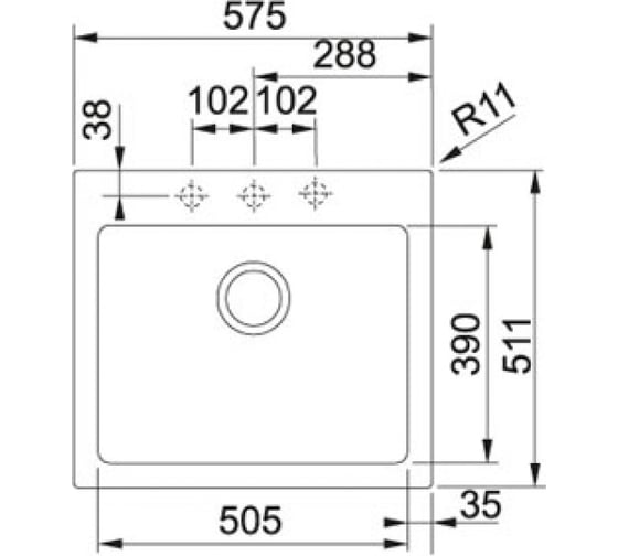 Мойка FRANKE MRG 210-58 вровень, бежевый 135.0339.204