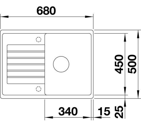 Мойка BLANCO ZIA 45 S Compact PuraDur кофе 524730