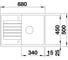 Мойка BLANCO ZIA 45 S Compact PuraDur кофе 524730 2