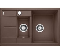 Мойка BLANCO METRA 6S Compact SILGRANIT кофе, с клапаном автоматом 515044