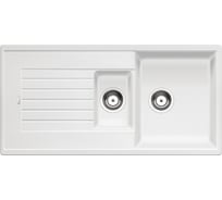 Мойка BLANCO ZIA 6 S Silgranit PuraDur белый, без клапана автомата