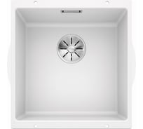 Мойка Blanco SUBLINE 400 U SILGRANIT белый с отводной арматурой InFino 523426