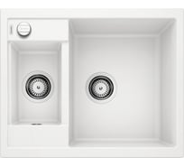 Мойка BLANCO METRA 6 SILGRANIT белый с клапаном автоматом 516157