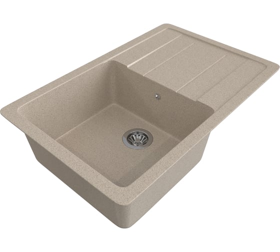 Врезная кухонная мойка GammaStone песочный GS-14-02 1