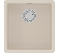Кухонная мойка из кварцгранита Lemark SINARA 400-U цвет: шампань комплектация: крепеж, сливная арматура с переливом в комплекте арт. 9910066