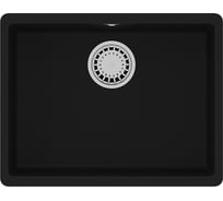 Кухонная мойка из кварцгранита Lemark SINARA 540-U цвет: антрацит комплектация: крепеж, сливная арматура с переливом в комплекте арт. 9910073
