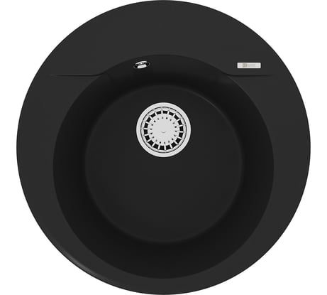 Кухонная мойка из кварцгранита Lemark SULA 550 цвет: антрацит комплектация: крепеж, сливная арматура с переливом в комплекте арт. 9910001