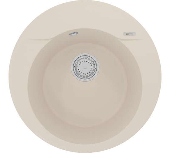 Кухонная мойка из кварцгранита Lemark SULA 550 цвет: шампань комплектация: крепеж, сливная арматура с переливом в комплекте арт. 9910006