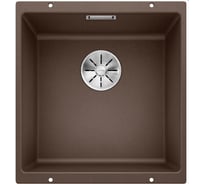 Мойка BLANCO SUBLINE 400 U SILGRANIT кофе с отводной арматурой InFino 523431