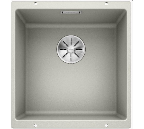 Мойка BLANCO SUBLINE 400 U SILGRANIT жемчужный с отводной арматурой InFino 523425