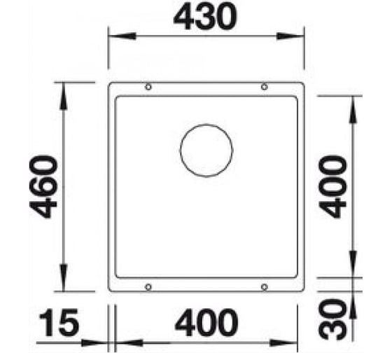 Мойка BLANCO SUBLINE 400 U SILGRANIT жемчужный с отводной арматурой InFino 523425
