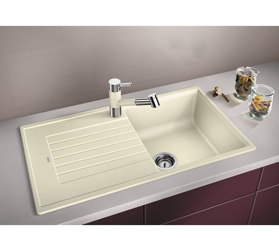 Мойка BLANCO ZIA 5S SILGRANIT шампань 520517