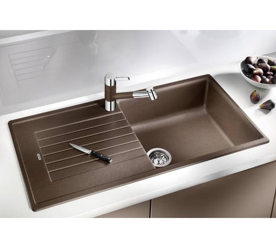 Мойка Blanco ZIA 5S SILGRANIT серо - бежевый 520518