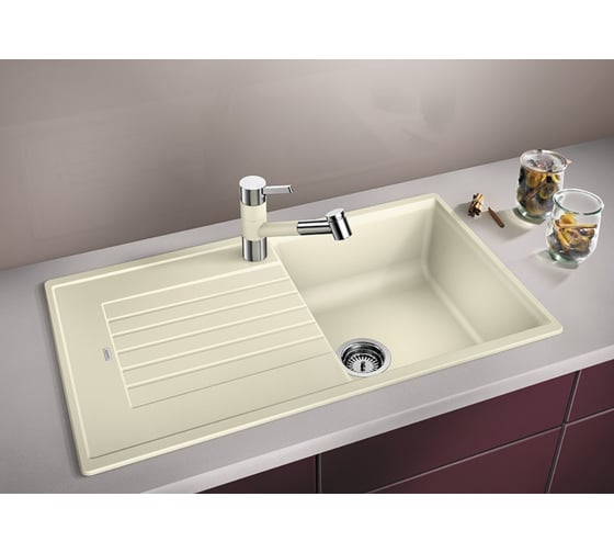 Мойка Blanco ZIA 5S SILGRANIT серо - бежевый 520518