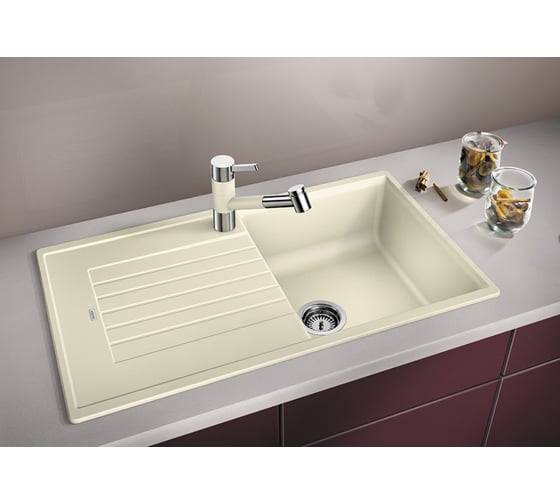 Мойка Blanco ZIA 5S SILGRANIT жасмин 520516