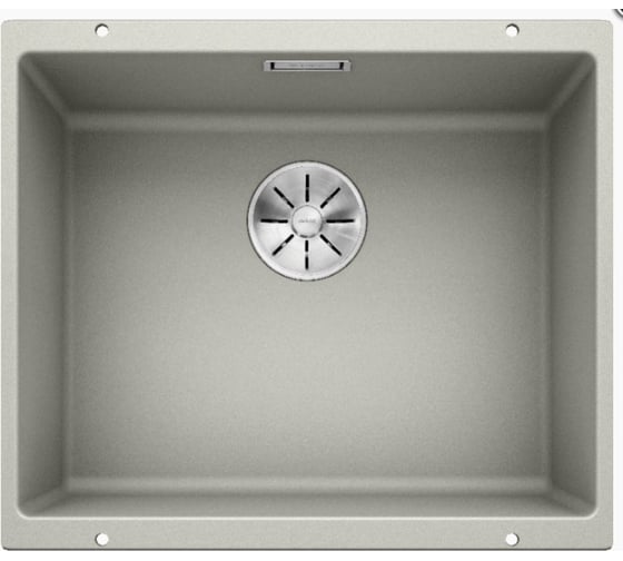 Мойка Blanco SUBLINE 500 U SILGRANIT жемчужный с отводной арматурой InFino 523435