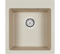 Гранитная мойка Paulmark KANTE 45 кварц 460х510 мм PM104651-QU