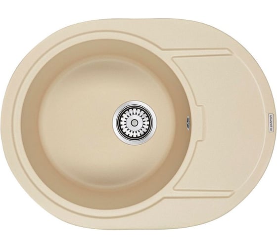 Мойка кварцевая Paulmark OVAL шампань 650х500 мм PM316502-CH 1