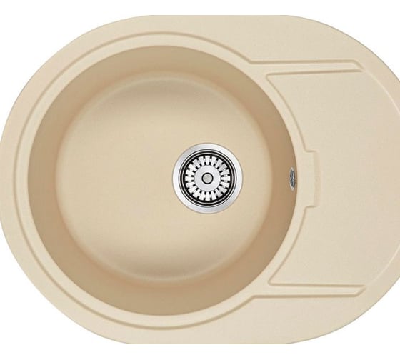 Мойка кварцевая Paulmark OVAL шампань 650х500 мм PM316502-CH