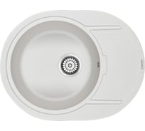 Мойка кварцевая Paulmark OVAL PM316502-WH белый 650х500 мм PM316502-WH