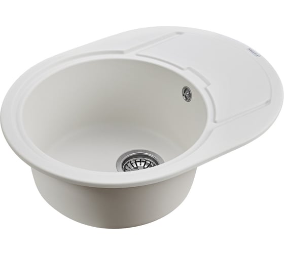 Мойка кварцевая Paulmark OVAL PM316502-WH белый 650х500 мм PM316502-WH