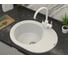 Мойка кварцевая Paulmark OVAL PM316502-WH белый 650х500 мм PM316502-WH 4