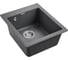 Гранитная мойка Paulmark KANTE 40 графит 415х490 мм PM104249-DG 2