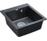 Гранитная мойка Paulmark KANTE 45 черный металлик 460х510 мм PM104651-BLM 2