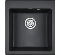Гранитная мойка Paulmark KANTE 45 черный 460х510 мм PM104651-BL