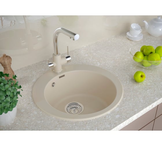 Мойка кварцевая Paulmark GELEGEN кофе D475 мм PM404800-CO