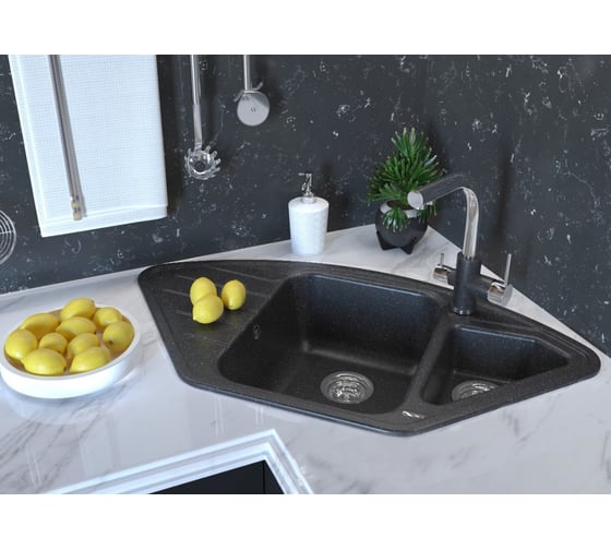 Мойка кварцевая Paulmark WIESE PM529050-DG графит 890х490 PM529050-DG
