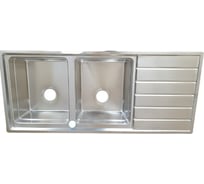 Мойка ОФК 0,8 мм, 1160х500х210 mm, 304х0,8 нержавеющая сталь, хром матовый BL-726R 000001596