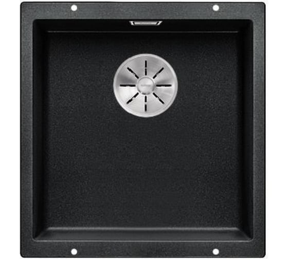 Мойка Blanco SUBLINE 400 U SILGRANIT антрацит с отводной арматурой InFino 523422