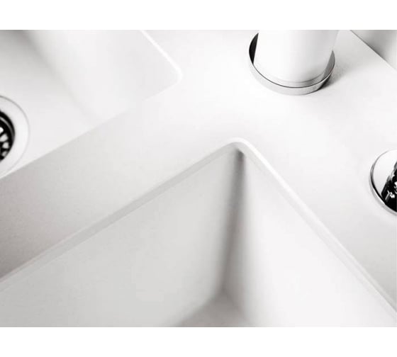 Мойка Blanco SUBLINE 400 U SILGRANIT антрацит с отводной арматурой InFino 523422