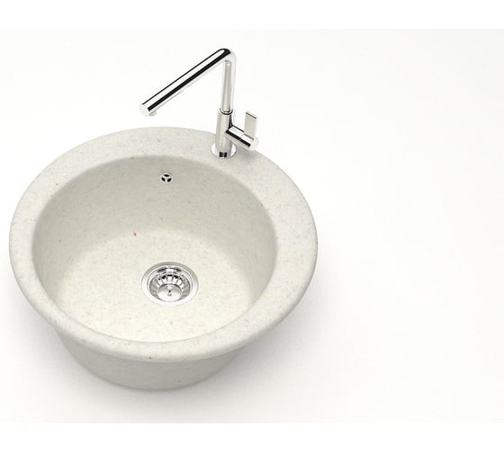 Мойка AQUADREAM матовая 30/Q7 (хлопок) , круглая, 475x180 УТ000026769 1