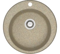 Мойка AQUADREAM матовая 30/Q5 (песочый), круглая, 475x180 УТ000026768