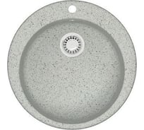 Мойка AQUADREAM 510/Q10 светло-серая, матовая, круглая, 507x200 мм УТ000026803