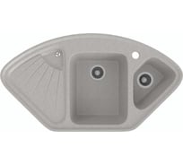 Врезная кухонная мойка GammaStone светло-серая GS-16-10