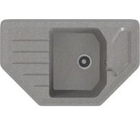 Врезная кухонная мойка GammaStone темно-серая GS-17-09