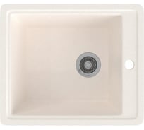 Врезная кухонная мойка GammaStone белая GS-18-31