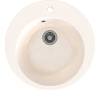 Врезная кухонная мойка GammaStone белый GS-20-31