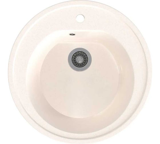Врезная кухонная мойка GammaStone белый GS-2-31