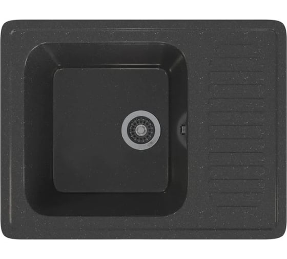 Врезная кухонная мойка GammaStone черный GS-6-08