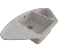 Врезная кухонная мойка GammaStone светло-серый GS-9-10