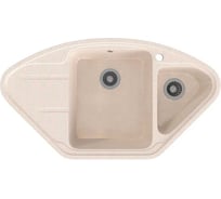 Врезная кухонная мойка GammaStone бежевый GS-9-28