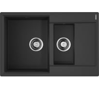 Мойка Omoikiri Daisen 78-2-BL Artgranit/черный 4993334