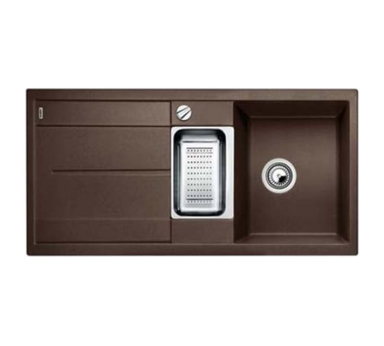 Мойка Blanco METRA 6 S Silgranit PuraDur кофе, с аксессуарами, с клапаном автоматом 515045 1