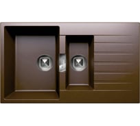 Кухонная мойка Tolero кварцевая, коричневый TL-860 №817