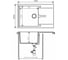 Кухонная мойка Polygran мрамор, терракот Gals -760 №307 290624 2